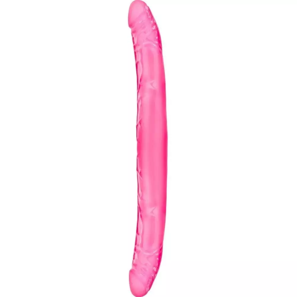 B Yours 16 inch Double Dildo In Pink